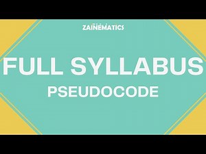 FULL SYLLABUS REVISION | PSEUDOCODE | O LEVEL (2210) + AS LEVEL (9618) | PAPER 2 | COMPUTER SCIENCE