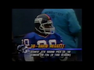 1992 Week 8 - Seattle Seahawks at NY Giants