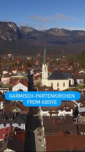 14K views · 450 reactions | In Garmisch-Partenkirchen, tradition, nature and tourism come together beautifully in every season. Join us for a stunning bird’s-eye view of this charming Bavarian market town. #FlyingEye #dwtravel #garmischpartenkirchen #bayern | DW Travel | Facebook