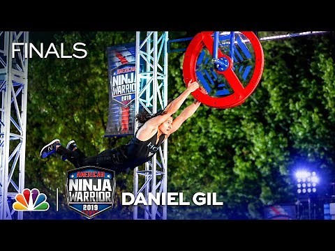 Daniel Gil Gets the Fastest Time - American Ninja Warrior Oklahoma City Finals 2019