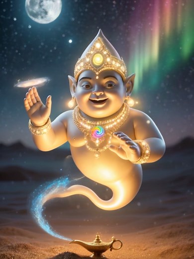 Unlock Your Wishes with the Magic Genie Lamp