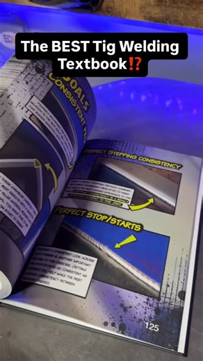 Pacific Arc Tig Welding on Instagram: "This isn't just another welding textbook. I built and created this TIG welding textbook to take everything I've taught in the shop and put it in your hands- and also give you the classroom experience to take home with you so you can learn Tig welding the right way, anywhere. Every page is built for not only beginners, but also people looking to up their game to a new level of consistency. Just to scan the QR code built into the book, and follow along with t
