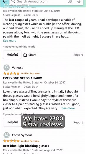 60 reactions · 11 comments | Our blue light blocking glasses,...