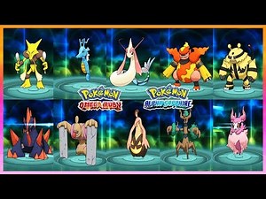 Pokemon OmegaRuby & AlphaSapphire - All Pokemon Trade Evolves From Generation (1-6)