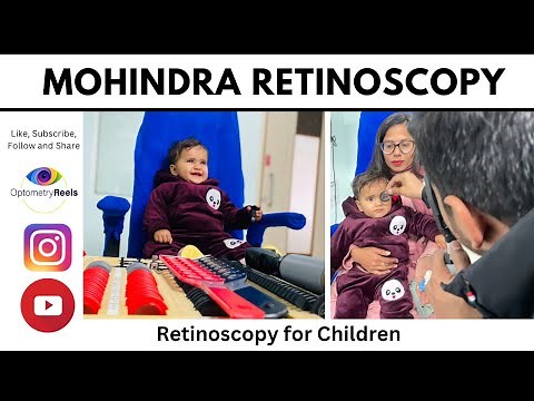 How to perform Mohindra Retinoscopy? || Near Retinoscopy | Retinoscopy in Children ‪@optometryreels‬