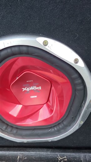 Sony xplod XS-L122P5 1300 watts 12 inch subwoofer speaker in vented ported box