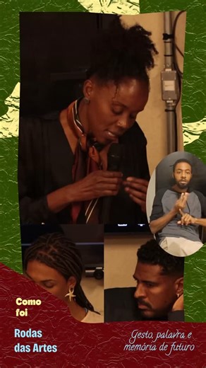 Casa Sueli Carneiro on Instagram: "Memórias do nosso 4 Festival: Rodas das Artes – Gesto, Palavra e Memória de Futuro. Com Joá Assumpção @joa.assum , Rico Dalasam @ricodalasam e mediação de Luciane Ramos Silva @luciane.corpoemdiaspora , a roda discutiu como gesto, palavra e criação artística constroem futuros possíveis para a população negra, unindo identidade, resistência e organização coletiva. Joá destacou a criação trans e a dignidade no trabalho artístico, enquanto Rico tratou da palavra co