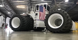 World's largest farm tractor shown off in Kalispell
