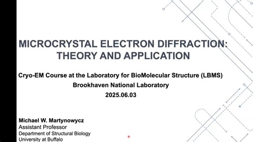 MicroED – Mike Martynowycz