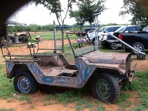 M151A2 Military Jeep Restoration getting started.