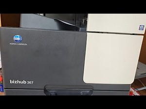 Konica Minolta Bizhub 367 SMB Scan Step By Step||SMB Network Scanning||How To Configure SMB SCAN