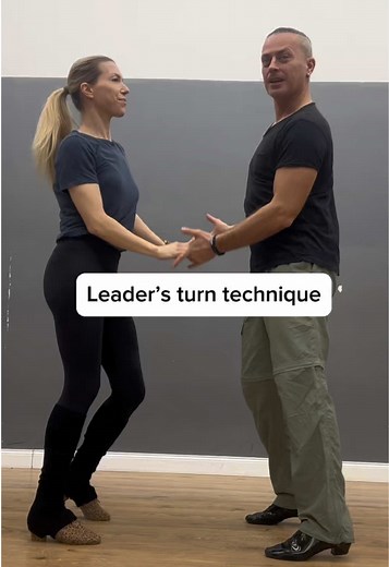 Mastering the Leader's Turn in Dance Technique