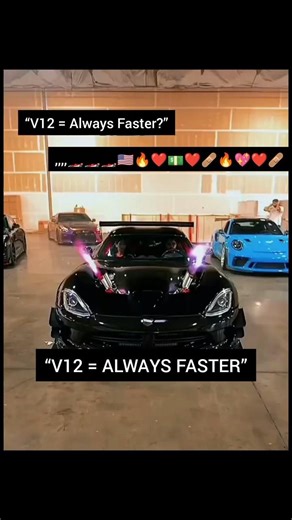 V10 Dodge Viper vs V12 Lamborghini 😱 Who’s REALLY Faster? 🇺🇸#Lamborghini#USACars