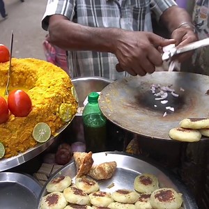 3.3M views · 15K reactions | Mouth Watering Tasty Desi Samosa Chaat Masala At Kolkata, Bara Bazar | Our Collection | Facebook