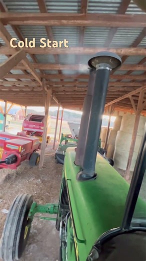 Another JD 4455 cold start