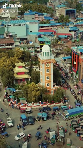 Exploring Dharan: A Drone's View of Nepal's Beautiful City