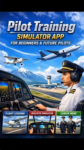 Pilot Training Simulator App for Beginners & Future Pilots