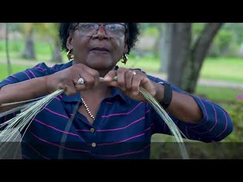 Weaving Sweetgrass Baskets