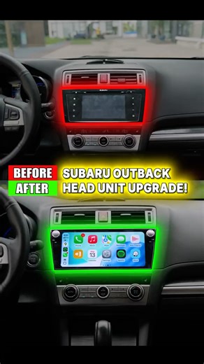 Subaru Outback 2015-2019 Upgrade:Wireless CarPlay & Android Auto. | Ultra HD iOS 26😍