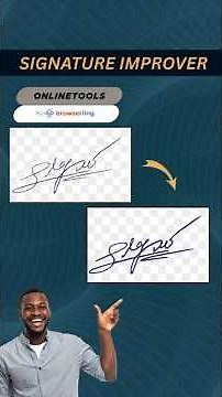 How to Improve a Low-Quality Signature PNG.