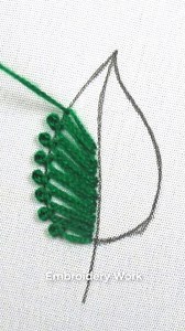 319K views · 3.9K reactions | Beautiful leaf stitch hand embroidery...