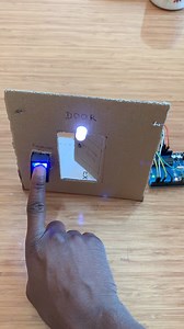 Open Door 🚪 with Arduino using Fingerprint Scanner AS608 & Servo #arduino #doors | Upload Ideas with Itamar