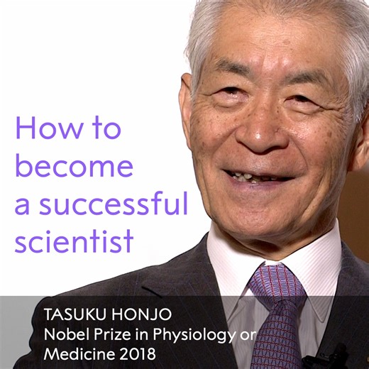 37K views · 635 reactions | What qualities do you need to be a successful scientist? 2018 medicine laureate Tasuku Honjo shares what he believes are the "three c's": curiosity, courage and challenge. #NobelPrize | Nobel Prize | Facebook