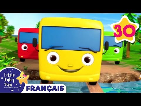 Dix petits autobus | Comptines et Chansons pour Bébés | Little Baby Bum en Français