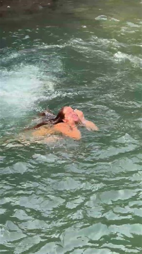 A Dreamlike Scene: Pretty Girls Discovering a Peaceful Waterfall Retreat #Travel #jumpthefalls