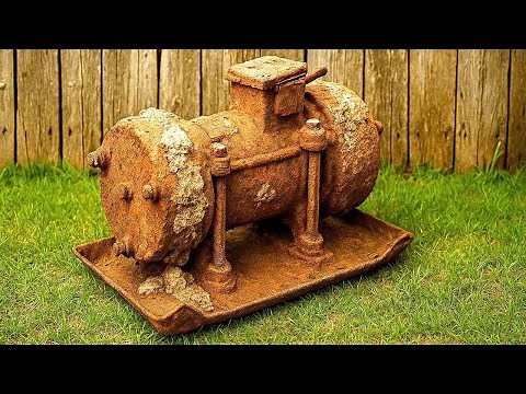 Restoring a Severely Damaged Plate Compactor – Brought Back from the Scrap Yard!