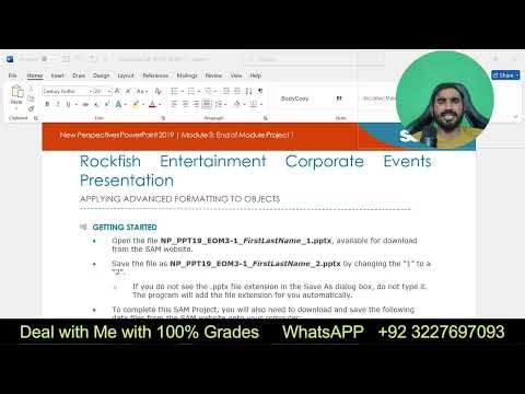 PowerPoint Module 3 Sam Critical Thinking Project 1c | NP_PPT19_3c | NP_PPT19_3c