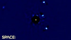 Time-Lapse Of Four Large Exoplanets Orbit A Star In 12-Years