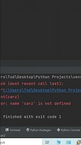 How to avoid variable name errors in Python #shorts