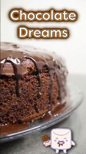 Try Not to Drool Over This Glossy Chocolate Cake! 🤤