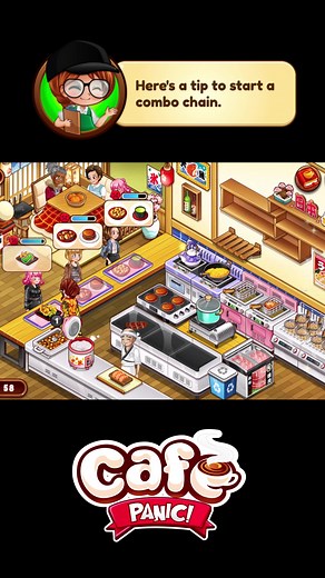 SERVE DELAY TIP - Doing something faster is not always better. Combos are very important in the game, and starting with a x3 combo is a great way to start. How do you usually start your combos? #cafepanic #cafepanicgame #gametip #gametipsclip