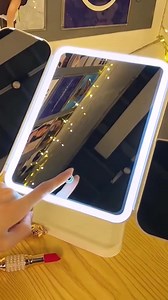 💄 Want to achieve flawless makeup every time? Introducing our tri-fold mirror with bright LED lighting and magnification! Say goodbye to imperfect makeups, shop now & elevate your beauty routine. | Vanity Mirror Pro