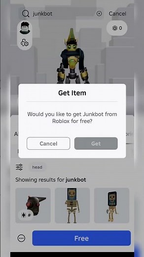 How to get free robot in Roblox How to get free character in Roblox