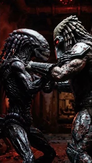 alien vs Predator fighting