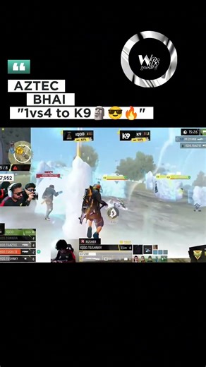 🚨 AZTEC 1vs4 to K9 🗿🗿🗿
