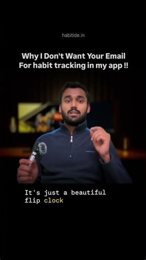 3k+ people use Habitide.in and I still don’t want your email 👀 Most habit apps 👇