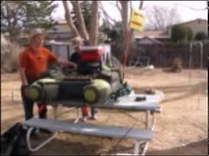 motorising the cumberland float tube