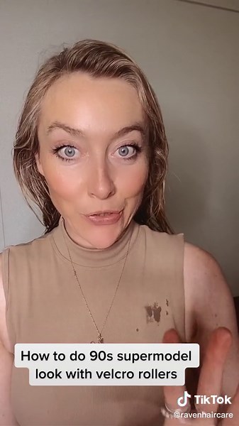90s Supermodel Hair Tutorial: Velcro Rollers & Hair Hacks