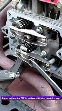 Adjust Overhead Valve (OHV) on Lawn Tractor that will not start Craftsman 917271530 #tractor