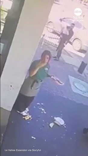 Shocking Moment Waitress Attacked in Melbourne