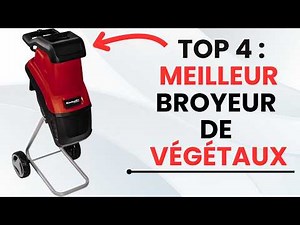 🥇TOP 4 : Meilleur Broyeur De Végétaux 2026