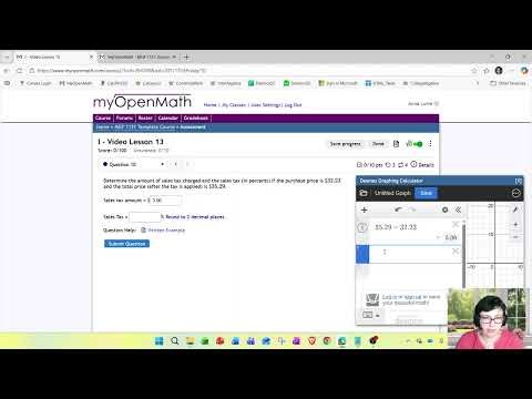 Finding the Sales Tax Amount and the Sales Tax Percent