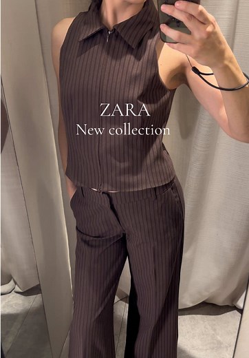 Zara Brown Set: Gilet and Pants Try-On Guide
