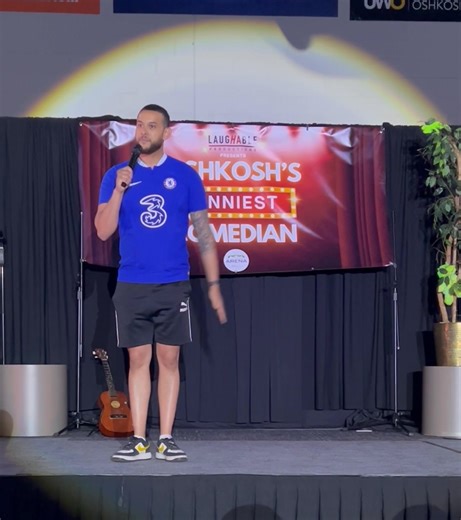 A glimpse of what you missed last night at Oshkosh’s Funniest Comedian competition from Round 2 winner Ayman Koloda! | Oshkosh Arena