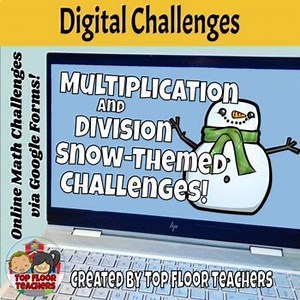 Multiplication and Division | Snow Themed