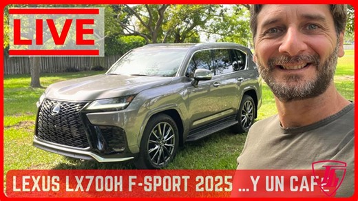 En directo: Lexus LX700h F-Sport 2025 y un café